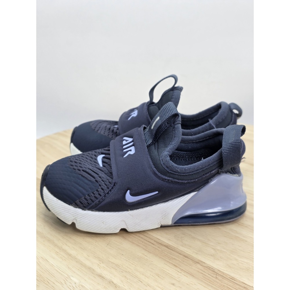 Baby Toddler Size 7C Nike Air Max 270 Extreme Navy Blue Slip On Shoes CI1109-401